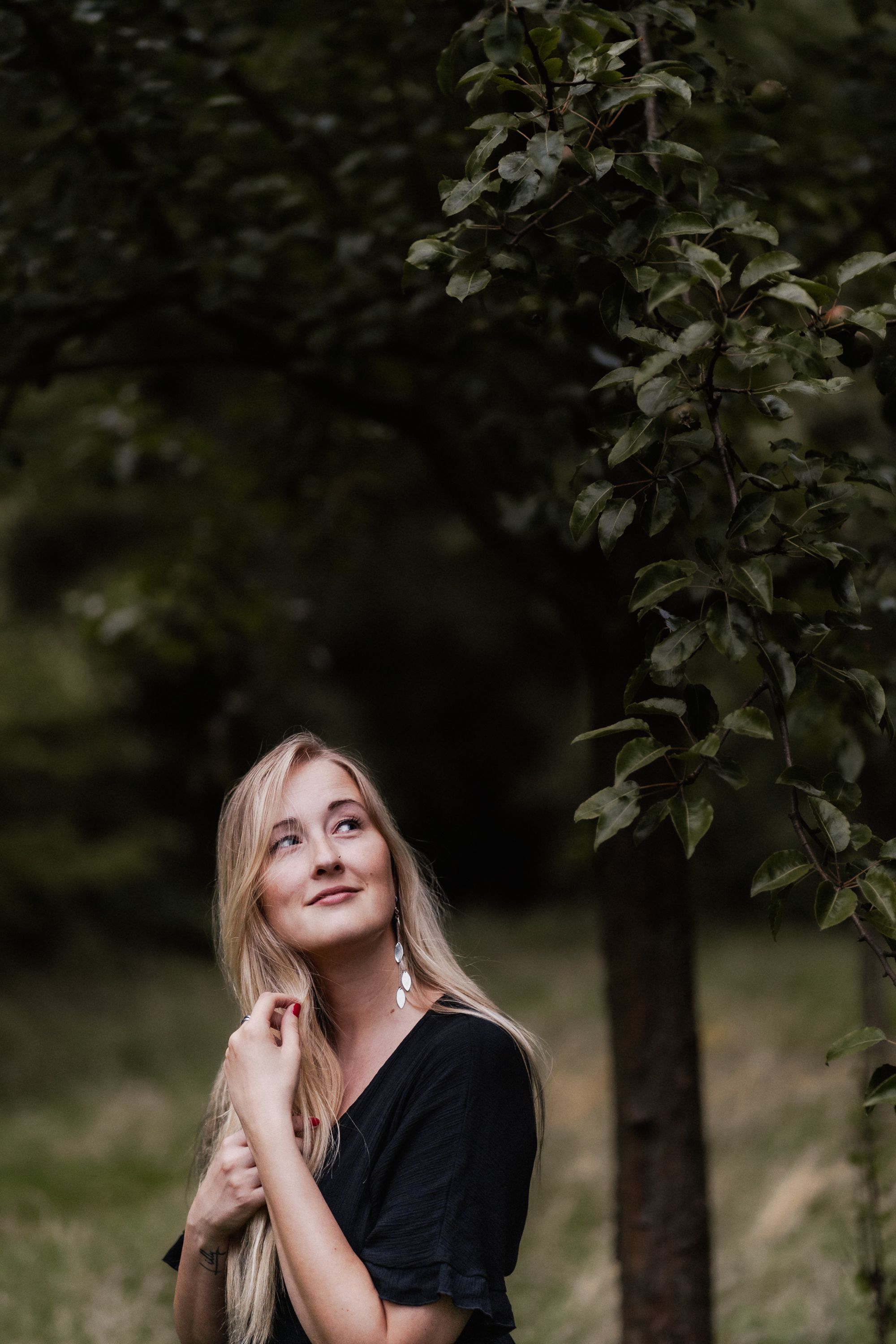 Portrait einer blonden Frau